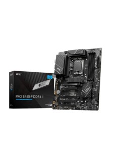 PLACA MSI PRO B760-P II,INTEL,1700,B760,4DDR5,128GB,HDMI+DP,4SATA+2M.2,4USB 3.2+2USB-C,2.5GB,ATX