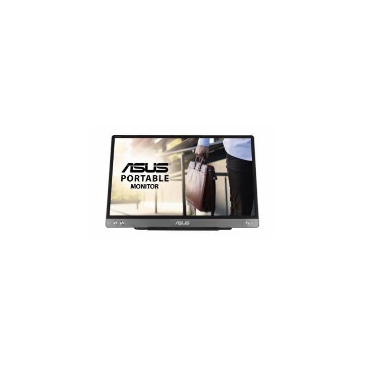 ASUS MB14AC pantalla para PC 35,6 cm (14") 1920 x 1080 Pixeles Full HD Gris