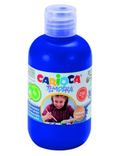 BOTELLA TEMPERA 250 ML. AZUL CARIOCA 40424/05