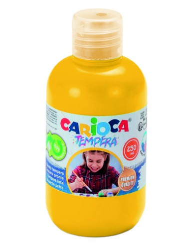 BOTELLA TEMPERA 250 ML. AMARILLO CARIOCA 40424/03