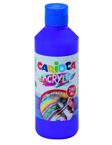BOTELLA PINTURA ACRILICA 250 ML. MORADO CARIOCA 40431/18