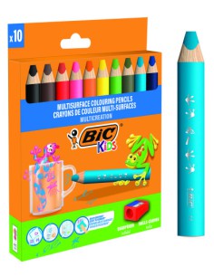 ESTUCHE LAPICES MULTISUPERFICIE BLISTER 10UDS BIC 515276