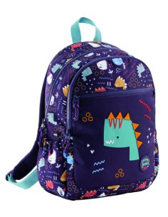 MOCHILA TRIPLE LISBOA RECICLADA FUN DINO MIQUELRIUS MR19247