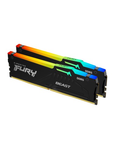 MEMORIA KINGSTON 64GB KIT2 6000MT/S DDR5 CL30  FURY BEAST RGB EXPO - KF560C30BBEAK2-64