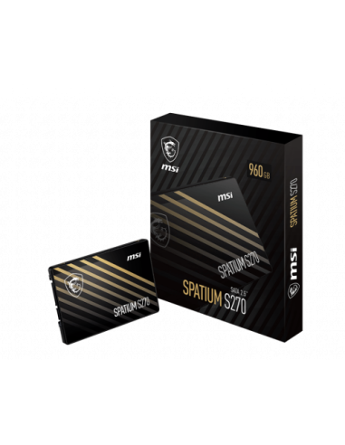 MSI SPATIUM S270 SATA 2.5 240GB unidad de estado sólido 2.5" Serial ATA III 3D NAND
