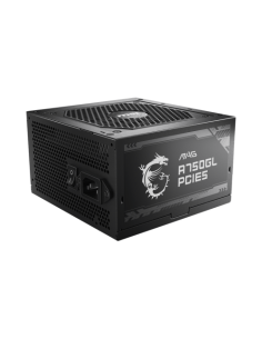 MSI MAG A750GL PCIE5 unidad de fuente de alimentación 750 W 20+4 pin ATX ATX Negro