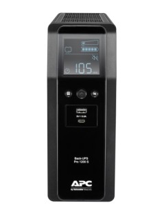 APC BACK UPS PRO BR 1200VA sistema de alimentación ininterrumpida (UPS) Línea interactiva 1,2 kVA 720 W 8 salidas AC