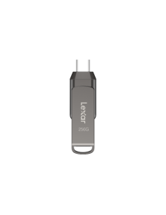 Lexar JumpDrive LJDD400256G-BNQNG unidad flash USB 256 GB USB Tipo C 3.2 Gen 1 (3.1 Gen 1) Gris