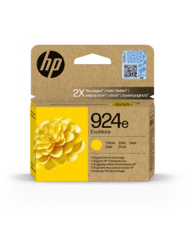 HP Cartucho de Tinta Original EvoMore 924e amarilla