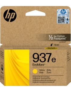 HP Cartucho de Tinta Original EvoMore 937e amarilla