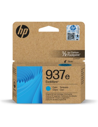 HP Cartucho de Tinta Original EvoMore 937e cian