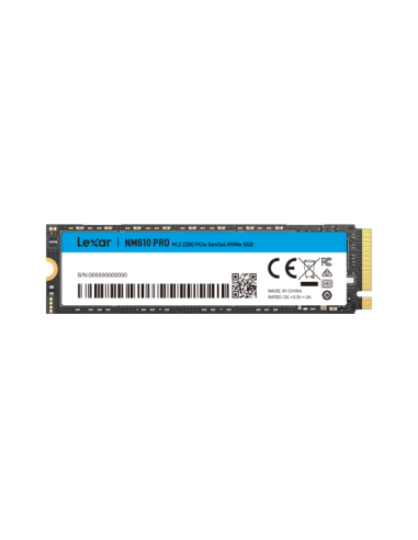 Lexar NM610 PRO M.2 500 GB PCI Express 3.0 NVMe