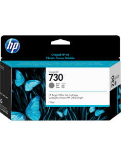 HP Cartucho de tinta DesignJet 730 gris de 130 ml