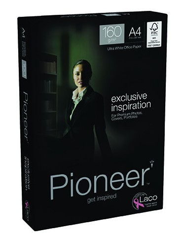 PAQUETE 250H PAPEL EXCLUSIVE PREMIUM 160GR A4 PIONEER CIE 169 PNR1600004