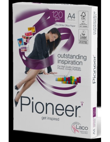 PAQUETE 250H PAPEL OUTSTANDING PREMIUM 120GR A4 PIONEER CIE 169 PNR1200020
