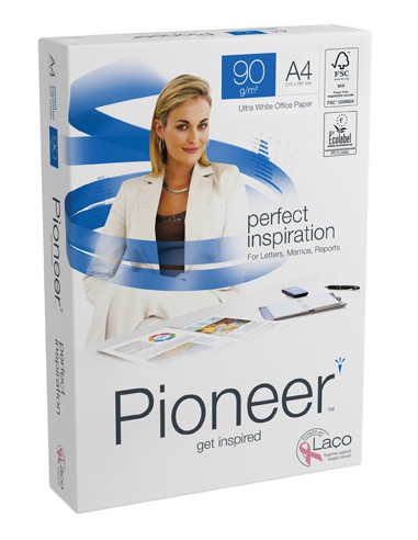 PAQUETE 500H PAPEL PERFECT PREMIUM 90GR A4 PIONEER CIE 169 PNR0900090