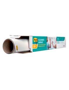 SUPERFICIE ADHESIVA DE BORRADO EN SECO 1,219X1,829M SUPER STICKY FLEX WRITE ROLLO FWS6X4 POST-IT 7100198315