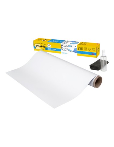 SUPERFICIE ADHESIVA DE BORRADO EN SECO 0,914X1,219M SUPER STICKY FLEX WRITE ROLLO FWS4X3 POST-IT 7100299404
