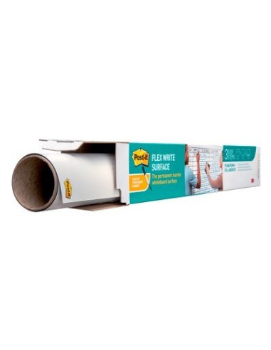 SUPERFICIE ADHESIVA DE BORRADO EN SECO 0,609X0,914M SUPER STICKY FLEX WRITE ROLLO FWS3X2 POST-IT 7100197625
