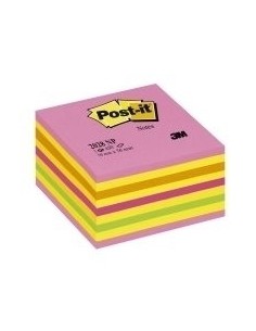 CUBO 450 HOJAS NOTAS ADHESIVAS 76X76MM COLORES SURTIDOS AZULES-VERDES 2028-NB POST-IT 7100172387