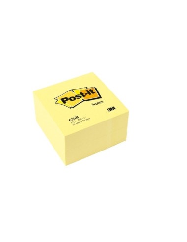 CUBO 450 HOJAS NOTAS ADHESIVAS 76X76MM CANARY YELLOW 636-B POST-IT 7100172238