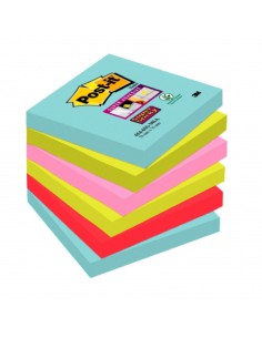 PACK 6 BLOCS 90 HOJAS NOTAS ADHESIVAS 76X76MM SUPER STICKY COLECCIÓN COSMIC 654-6SS-COS POST-IT 7100263206
