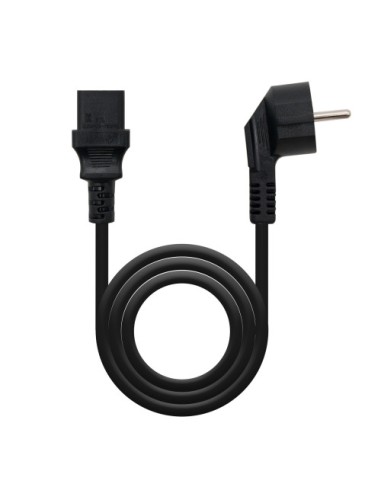 Nanocable Cable Alimentación CPU, CEE7/M-C13/H, Negro, 2 m