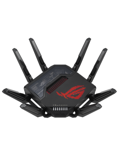 ASUS ROG Rapture GT-BE98 router inalámbrico 10 Gigabit Ethernet Quad-band (2.4 GHz / 5 GHz-1 / 5 GHz-2 / 6 GHz) Negro