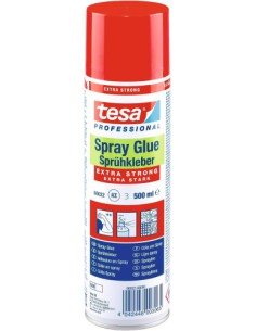 BOTE ADHESIVO INDUSTRIAL EXTRA STRONG SPRAY 500ML TESA 60022-00000-02