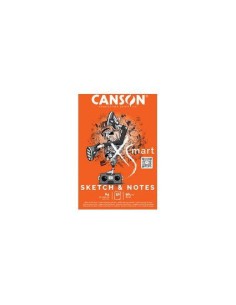 BLOC ENC 21X29,7 50H XSMART SKETECH & NOTES 90G CANSON C32250P003