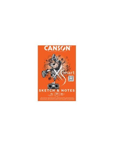 BLOC ENC 21X29,7 50H XSMART SKETECH & NOTES 90G CANSON C32250P003