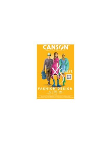 BLOC ENC 21X29,7 30H XSMART FASHION DESIGN 180G CANSON C32250P000