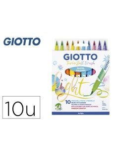 ESTUCHE 10 UDS TURBO SOFT BRUSH PASTEL GIOTTO F426900