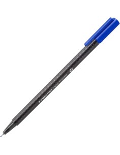 CAJA DE 10 ROTULADORES TRIPLUS FINELINER 334 ECO EDITION AZUL STAEDTLER 334 R-3