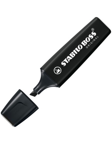 STABILO BOSS ORIGINAL marcador 1 pieza(s) Punta de cincel Negro