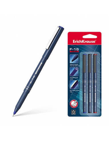 BOLÍGRAFO DE TRAZO FINO ERICHKRAUSE F-15, TINTA COLOR: AZUL ERICH KRAUSE 37065