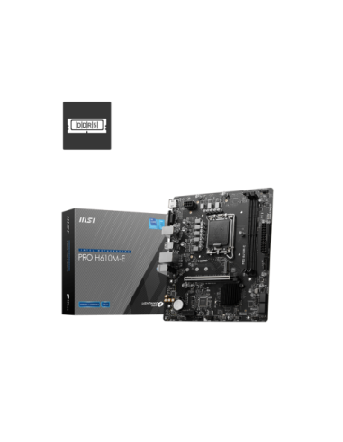 MSI PRO H610M-E Intel H610 LGA 1700 micro ATX