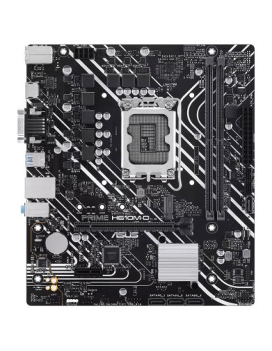 PLACA ASUS PRIME H610M-D,INTEL,1700,H610,2DDR5,96GB,VGA+HDMI,4SATA3,1M.2,2USB2.0,2USB3.2,USB-C,1GBLAN,MATX