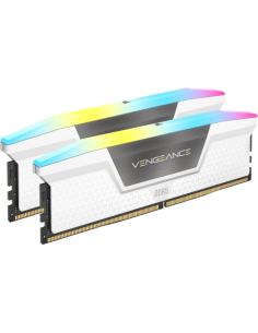 MEMORIA CORSAIR DDR5 32GB 2X16GB PC6000 VENGEANCE RGB BLANCA CMH32GX5M2B6000C30W