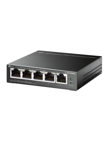 TP-Link TL-SG105MPE switch L2 Gigabit Ethernet (10/100/1000) Energía sobre Ethernet (PoE) Negro