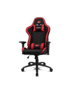 DRIFT DR110BR silla para videojuegos Butaca para jugar Asiento acolchado Negro, Rojo