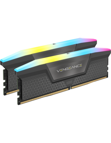 MEMORIA CORSAIR DDR5 32GB 2X16GB PC6000 VENGEANCE RGB CMH32GX5M2B6000Z30K