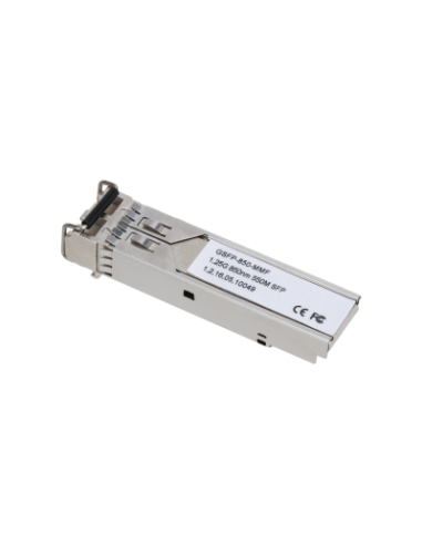 (GSFP-850-MMF) DAHUA MÓDULO ÓPTICO GIGABIT TRANSCEPTOR DE FIBRA SFP MULTIMODO PUERTO LC ENVÍO 850NM RECEPCIÓN 850NM HASTA 550M