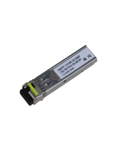 (GSFP-1310R-20-SMF) DAHUA MÓDULO ÓPTICO GIGABIT TRANSCEPTOR DE FIBRA SFP MONOMODO SM LC 1GBPS ENVÍO 1550NM RECEPCIÓN 1310NM HAST