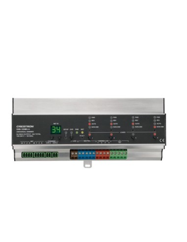 CRESTRON DIN RAIL UNIVERSAL DIMMER, 1 FEED, 4 CHANNELS (DIN-1DIMU4) 6501748
