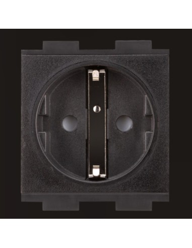 CRESTRON AC POWER OUTLET MODULE FOR FT2 SERIES, SINGLE, EUROPEAN "SCHUKO,” TYPE F (FT2A-PWR-EU-1-BASIC) 6508436