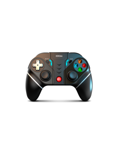 Krom KEXAL Negro, Rojo, Blanco Bluetooth/USB Gamepad Analógico/Digital Android, Nintendo Switch, PC, iOS