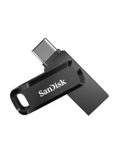SanDisk Ultra Dual Drive Go unidad flash USB 256 GB USB Type-A / USB Type-C 3.2 Gen 1 (3.1 Gen 1) Negro