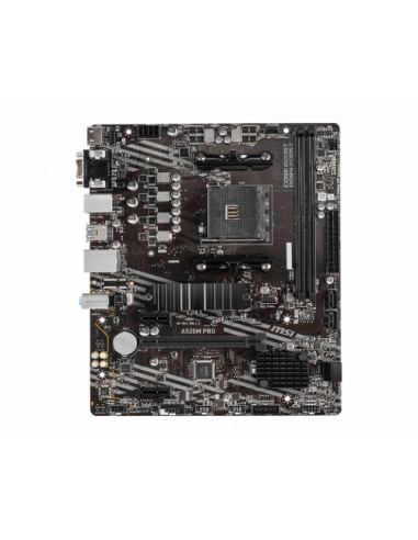 MSI A520M PRO placa base AMD A520 Zócalo AM4 micro ATX