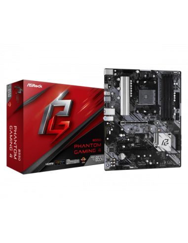Asrock B550 Phantom Gaming 4 AMD B550 Zócalo AM4 ATX